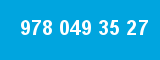 978 049 35 27 978 049 35 27